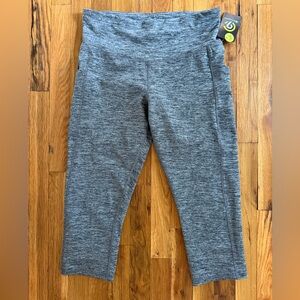 Champion Gray Leggings with Moisture-Wicking Fabric